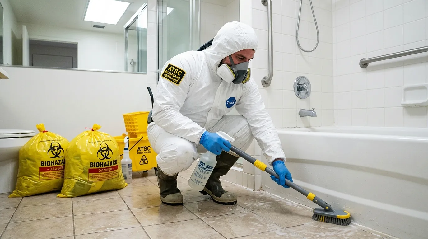 Decontamination equipment deployed for Blood Cleanup in Kimberly